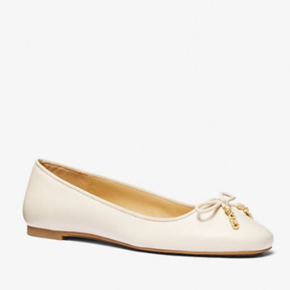 Michael Kors Nori Leather Ballet Flat Women's